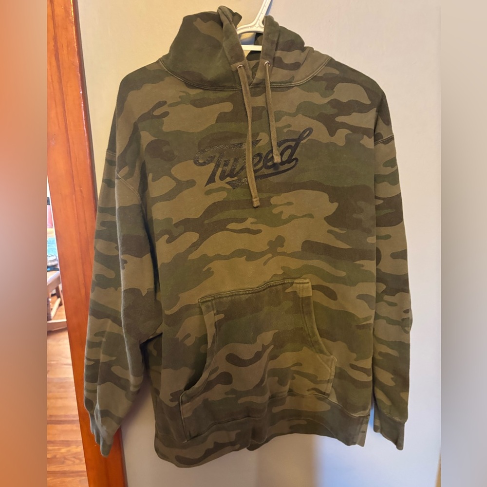 Tweed Camo Sweater